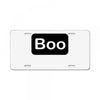 boo, License Plate