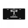 who loves running1 License Plate