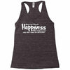 money can't buy you happyness, but hookers and coke don't make me sad Racerback Tank