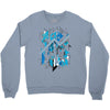 blue vectorfunk Crewneck Sweatshirt
