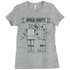 onward robots! &ndash; by chris ware Ladies Fitted T-Shirt