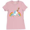 rainbow chainsaw massacre Ladies Fitted T-Shirt