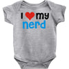 i love my nerd Baby Onesie