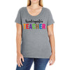 Kindergarten Teacher Ladies Curvy T-Shirt