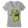 pickle monster Women's V-Neck T-Shirt