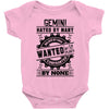 Gemini Hated By Many Wanted By Plenty Baby Onesie