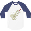 caution octopus&rsquo; may be larger than it appears 3/4 Sleeve Shirt