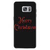 merry christmas red glitter Samsung Galaxy S7
