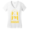 lincoln eclipse 2017 Women's V-Neck T-Shirt