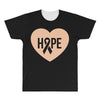 Hope With Heart All Over Men's T-shirt