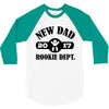 rookie new dad 2017 3/4 Sleeve Shirt