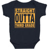 straight outta third grade Baby Bodysuit