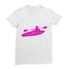 kayak chick Ladies Fitted T-Shirt