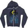 moon visitor Zipper Hoodie