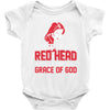 american by birth redhead by the grace of god Baby Onesie