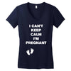 I Can't Keep Calm I'm Pregnant Women's V-Neck T-Shirt