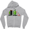 worm magic Zipper Hoodie