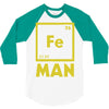 chemical element for iron man 3/4 Sleeve Shirt