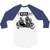 frideay white 3/4 Sleeve Shirt