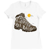 adventure boot Ladies Fitted T-Shirt