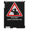 body under construction road sign iPad 3 and 4 Case