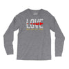 love make you fall apart Long Sleeve Shirts