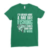 fishing fanatics1 Ladies Fitted T-Shirt