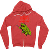 hippity hoppity get off my property Zipper Hoodie
