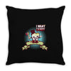 i want candy Throw Pillow