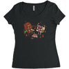 bar fight Women's Triblend Scoop T-shirt