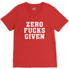 Zero Fucks Given V-Neck Tee