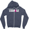 courage Zipper Hoodie