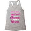 Mammie Was Created Because Need Real Heroes Racerback Tank