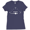 low patience warning  funny Ladies Fitted T-Shirt