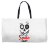 keep smile Weekender Totes