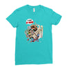 deadpool and superman Ladies Fitted T-Shirt
