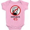 Impeach 45 Stop Trump Baby Bodysuit