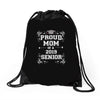 proud mom 2018 senior Drawstring Bags