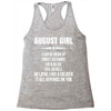 Super August Girl Racerback Tank
