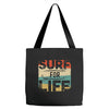 surf for life Tote Bags