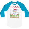 most wanted beard man this christmas 3/4 Sleeve Shirt