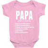 Papa Noun Definition Baby Onesie