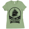 Sailor Life Is Adventure Dare It Ladies Fitted T-Shirt