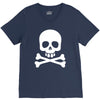 skull V-Neck Tee