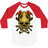 skull axe 3/4 Sleeve Shirt