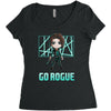 go rogue Women's Triblend Scoop T-shirt