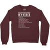 rules for dating my niece Crewneck Sweatshirt