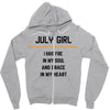 July Girl Zipper Hoodie
