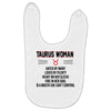 Taurus Woman Baby Bibs