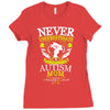 THE POWER OF AN AUTISM MOM Ladies Fitted T-Shirt